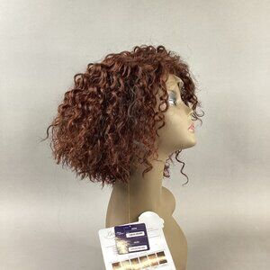Julisa Short Wavy #Ginger Brown Copper Synthetic Lace Front Wig